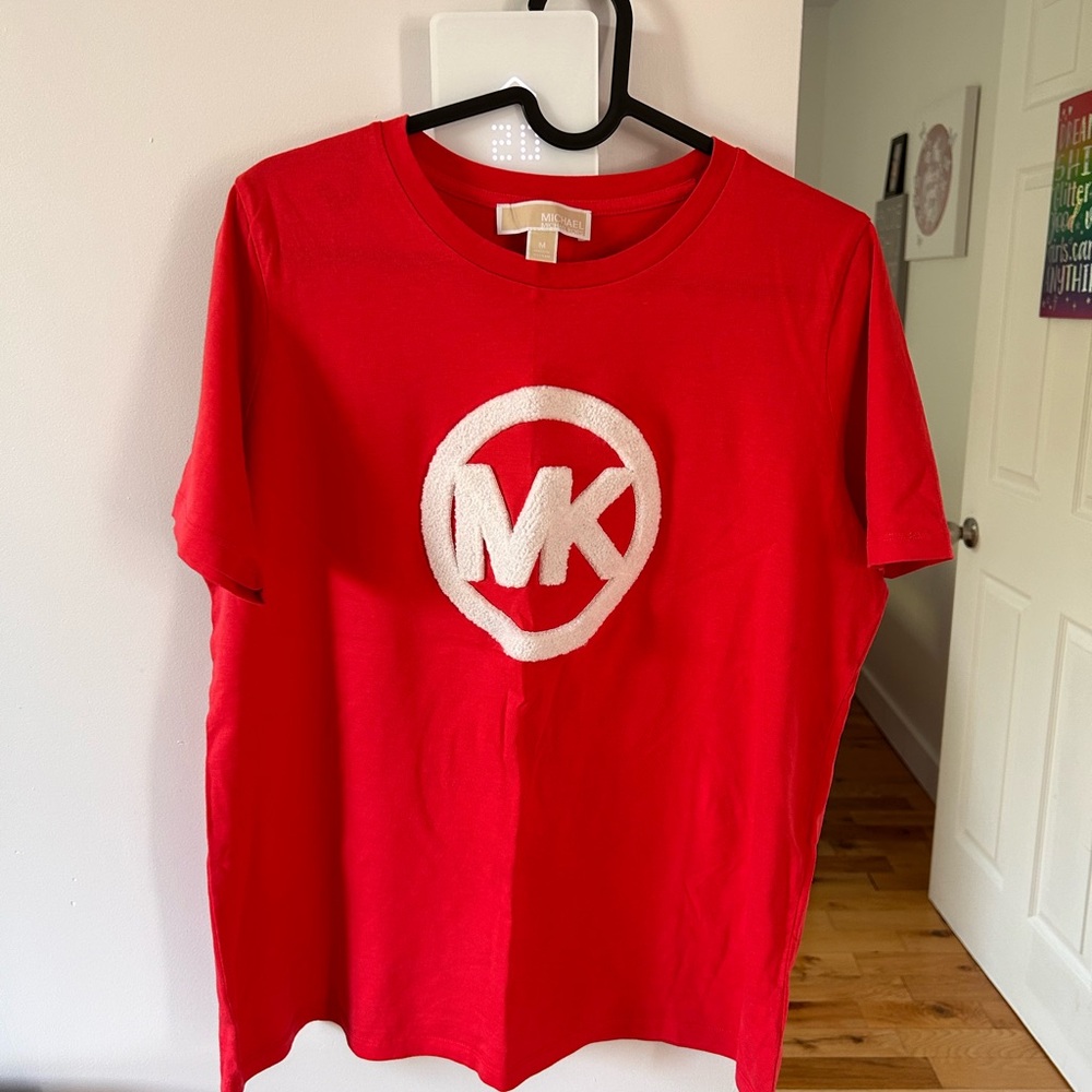 Red Michael Kors Logo T-Shirt